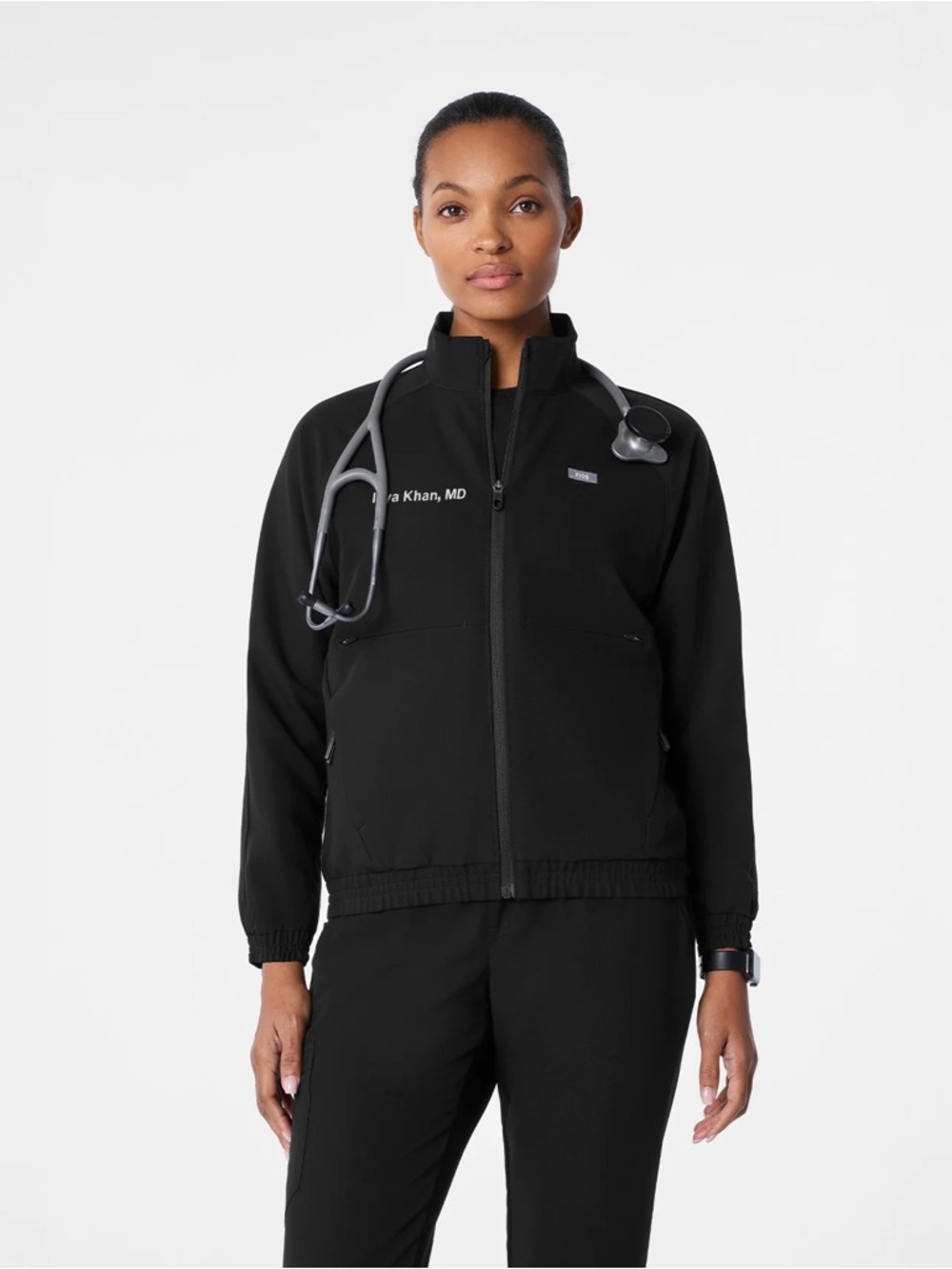 Figs Sydney Scrub Jacket